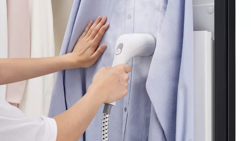 Steampunk is onoverwinnelijk: LG voegt een hogedruk handstomer toe aan de Styler stoomcabine