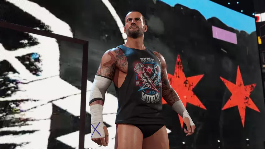 WWE 2K25 op PlayStation 5 downloadbestand is groter dan 110 GB 