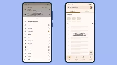 Een nieuwe functie van Google Drive: Bestanden classificeren op categorie