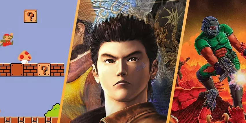 Shenmue, Doom (1993) en Super Mario Bros zijn de meest invloedrijke games in de geschiedenis van de industrie geworden, zoals gestemd door BAFTA's