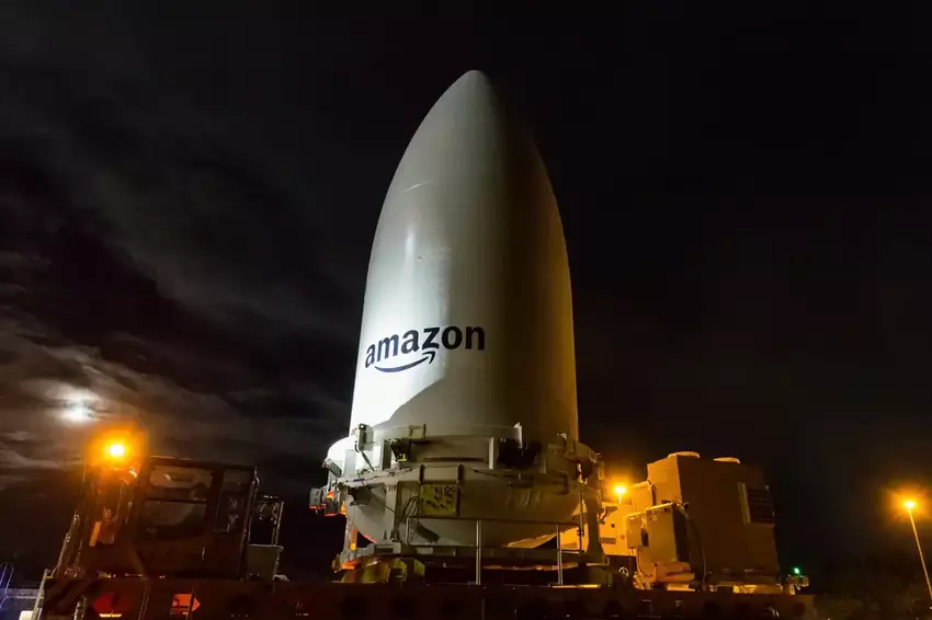 Amazon stuurt morgen de eerste Project Kuiper internetsatellieten de ruimte in om te concurreren met SpaceX Starlink
