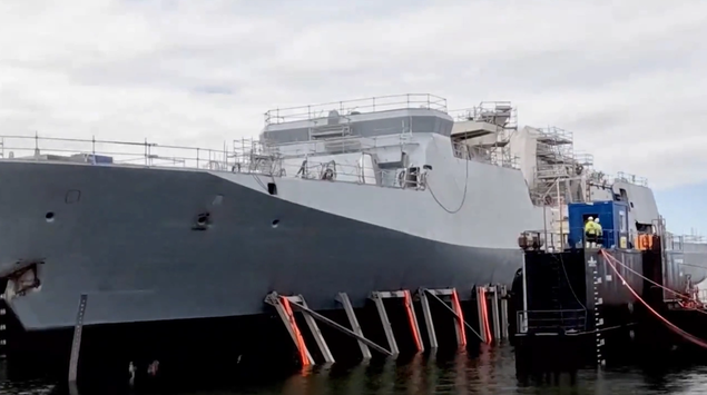 Eerste Pohjanmaa-klasse corvette gelanceerd in Finland