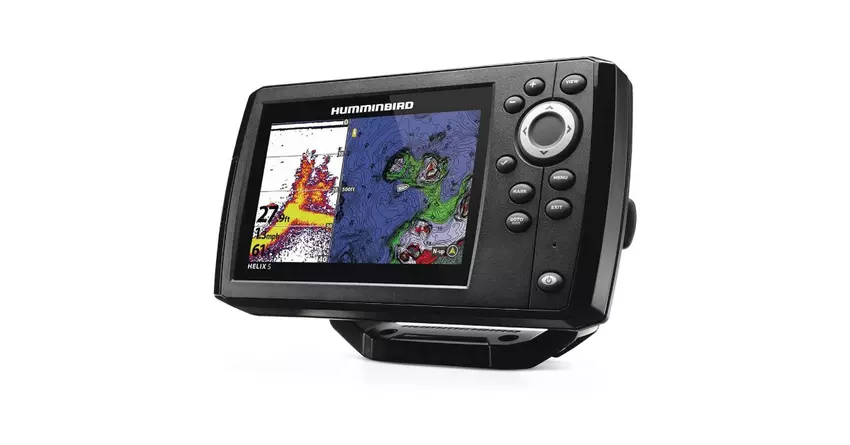 Humminbird 411660-1 Helix 5 G3 compacte visvinder voor kleine boten