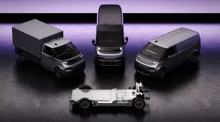 De joint venture tussen Renault, Volvo en CMA CGM heeft drie nieuwe elektrische bestelwagens onthuld