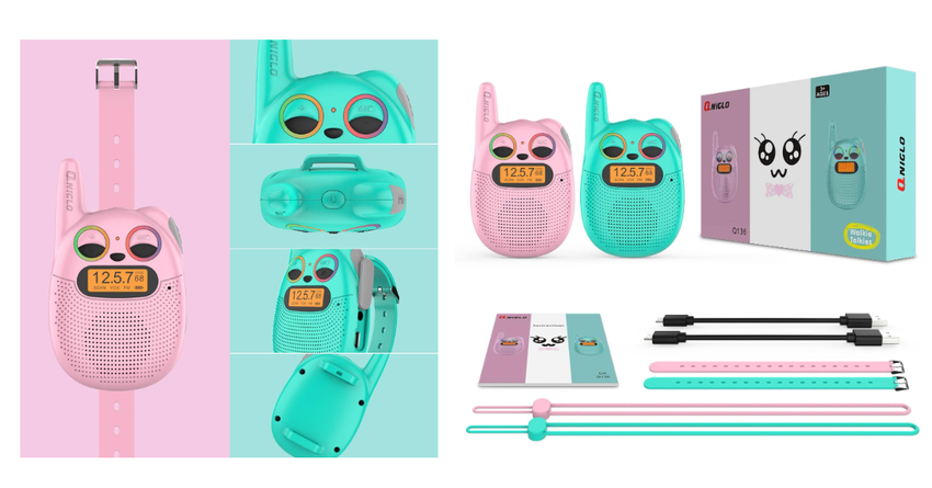 Qniglo walkie talkies voor kinderen