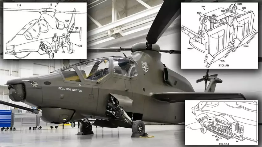 Bell stelt voor om de bemanning van de 360 Invictus-helikopter in plaats van raketwerpers te plaatsen