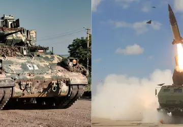 RIM-7 en AIM-9M luchtverdedigingsraketten, Bradley infanteriegevechtsvoertuigen ...