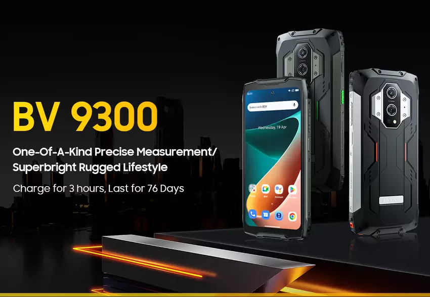 Blackview BV9300 - 15.080mAh, 21GB RAM, laserafstandsmeter en robuuste behuizing voor 220 dollar