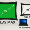 Splay Max miniatuur in ontvouwde vorm