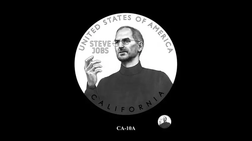 Steve Jobs verschijnt mogelijk op een nieuwe Amerikaanse munt