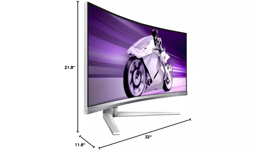 Philips Evnia 34M2C8600 QD-OLED-display voor gaming