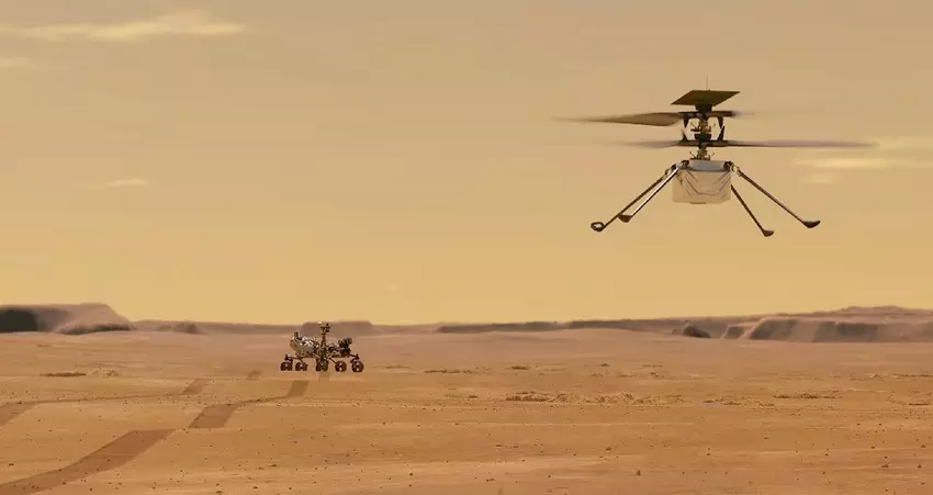 Vernuftige marsdrone overleeft weeklange communicatiestoring
