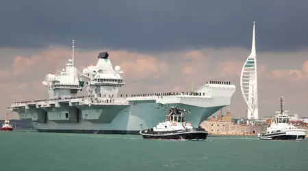 Het 3,85 miljard dollar kostende vliegdekschip HMS Prince of Wales is na proefvaarten met succes teruggekeerd naar de militaire basis in Portsmouth en bereidt zich voor op oefening Westlant 23.