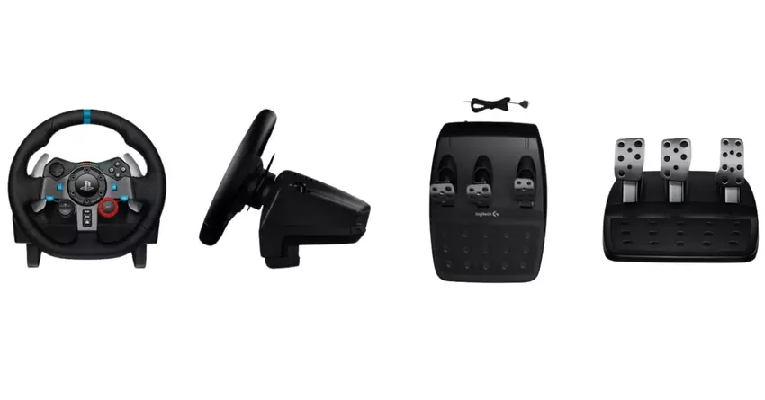 Logitech G ps4 stuur met pedalen
