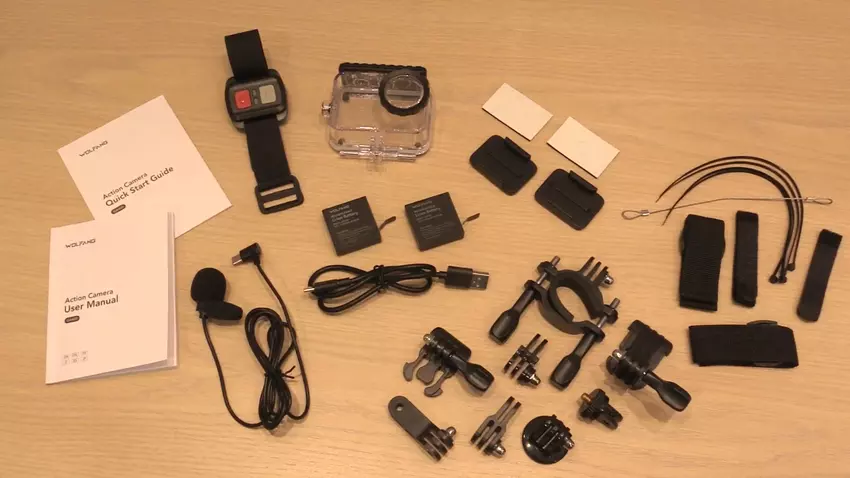 WOLFANG GA420 kleine actioncamera voor YouTube