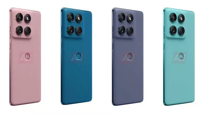 Motorola Edge 60 Fusion werd vóór de aankondiging in renders getoond: alle vier de kleuren