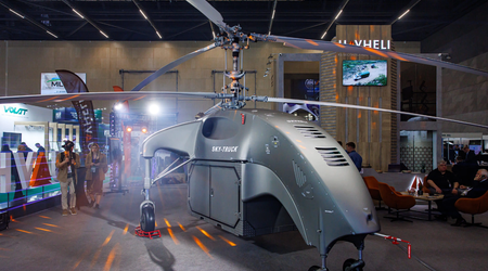 SKY-TRUCK vracht drone ontwikkeld en gepresenteerd in Belarus 