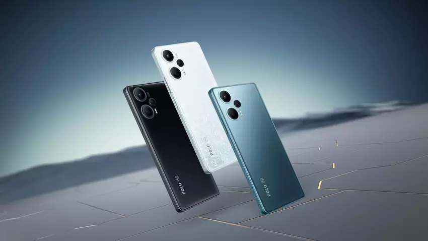 POCO F5 onthuld op persrenders: drie kleuren, Snapdragon 7+ Gen 2 chip en 120Hz AMOLED flat-panel display