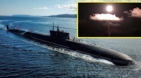De nucleair aangedreven onderzeeër Keizer Alexander III lanceerde de intercontinentale ballistische raket SS-NX-30, die een bereik heeft van 9.300 kilometer en hypersonische nucleaire eenheden kan dragen.