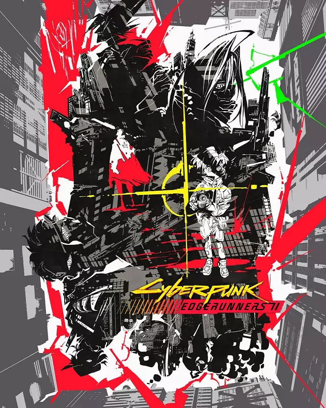 Cyberpunk: Edgerunners seizoen twee debuutposter