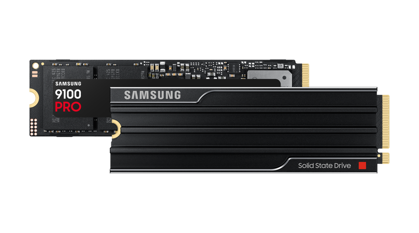 Samsung 9100 Pro SSD zonder koellichaam