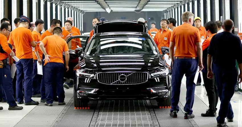 De Volvo S90 sedan is het slachtoffer van de handelsoorlog in de VS, - Automotive News