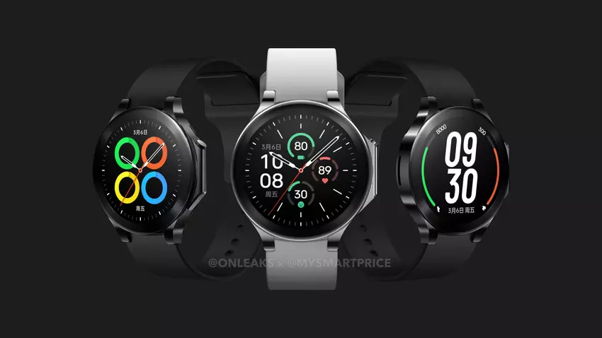 1,43" AMOLED-scherm en Snapdragon W5 Gen 1-processor: OnePlus Watch 2 onthuld in renders