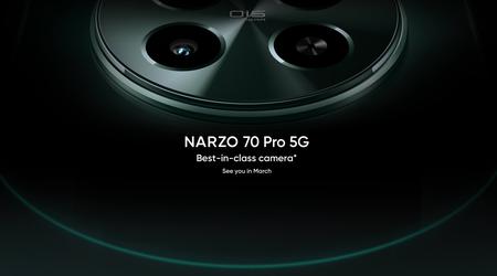 Het is officieel: realme onthult Narzo 70 Pro 5G met een 50 MP Sony IMX890 hoofdcamera in maart