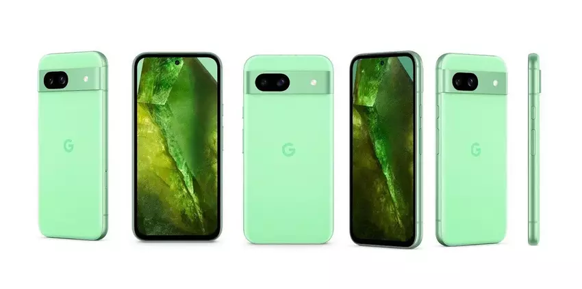 Google Pixel 8a is verschenen in nieuwe hoogwaardige renders, de smartphone is van alle kanten te zien