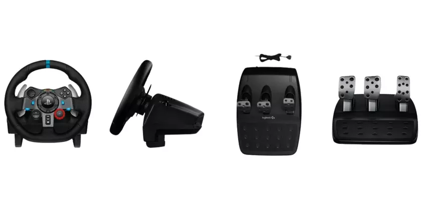 Logitech G ps4 stuur met pedalen