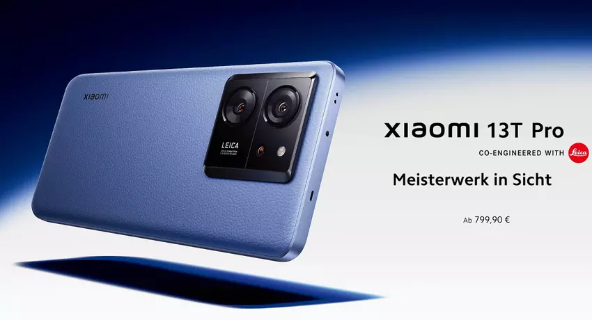 Xiaomi 13T Pro - Dimensity 9200+, 1.5K beeldscherm met 144Hz framerate, twee 50MP camera's, Leica optics en IP68 bescherming geprijsd vanaf €800