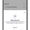 Thumbnail van het tweede scherm van de NotebookLM-applicatie