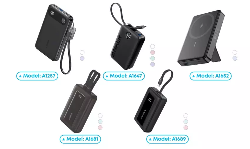 Anker kondigt wereldwijde terugroepactie aan voor vijf powerbankmodellen vanwege brandrisico