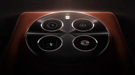 Groot rond camera-uitsteeksel en leren achterpaneel: realme teaset het realme GT 5 Pro vlaggenschip