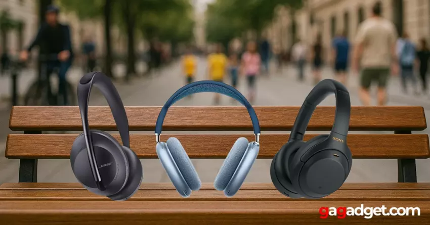 Draadloze hoofdtelefoon met ruisonderdrukking