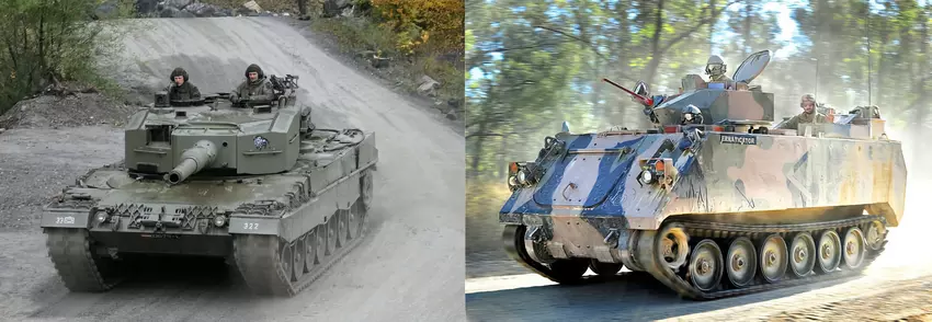 Spanje begint met overdracht van Leopard 2A4 tanks en M113 pantserwagens aan Oekraïne