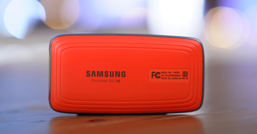 SAMSUNG X5 PORTABLE beste thunderbolt ssd