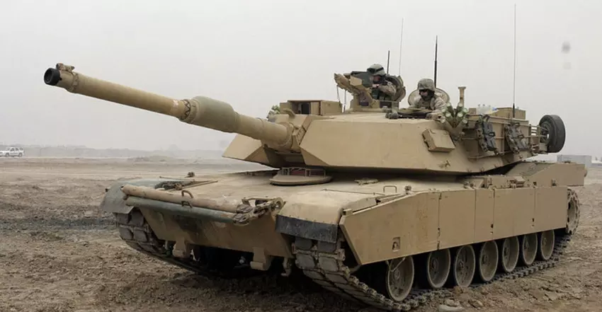 M1A1 Abrams-tank, illustratie door het Amerikaanse leger