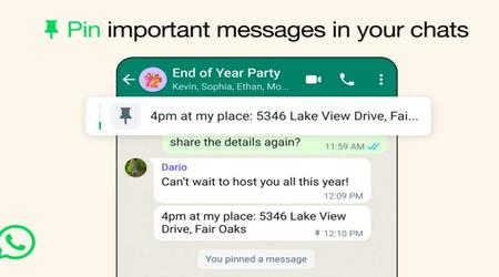 WhatsApp brengt een update uit: je kunt nu tot drie belangrijke berichten vastmaken in chats
