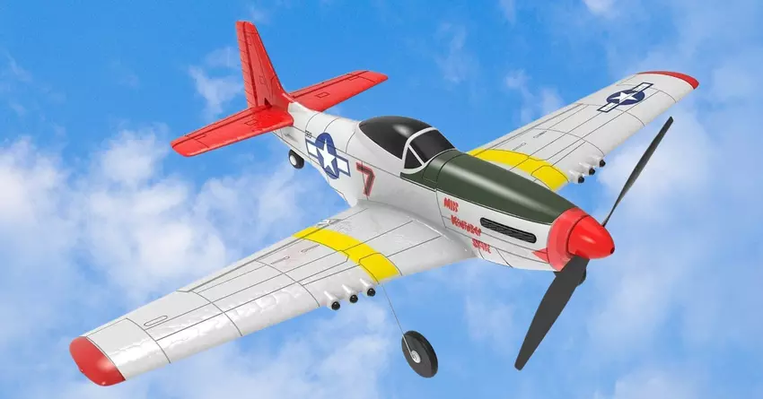 s-idee® Volantex RC Mustang P51 beste rc zweefvliegtuig