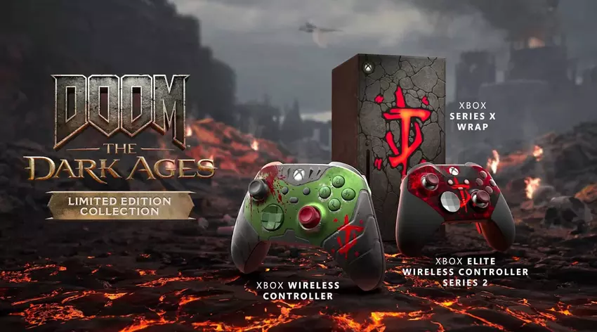 Microsoft heeft een collectie accessoires voor Xbox onthuld in de stijl van DOOM: The Dark Ages