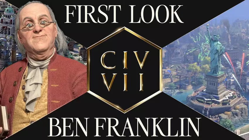 Wetenschap en diplomatie zullen zijn prioriteiten zijn: de ontwikkelaars van Sid Meier's Civilisation VII hebben Benjamin Franklin geïntroduceerd.
