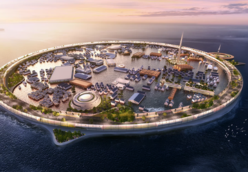 Een Japans bedrijf wil een drijvende ...