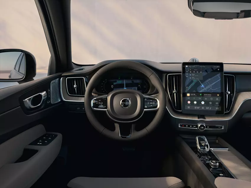 Interieur van de vernieuwde Volvo XC60