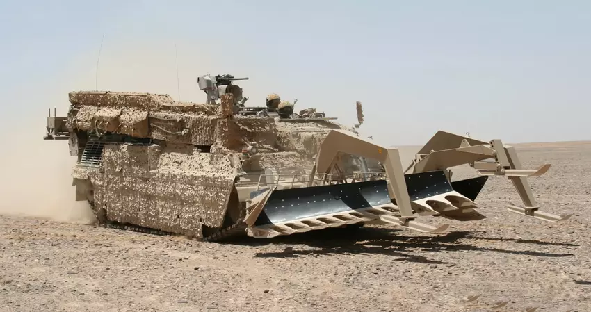 Duitsland overhandigt Oekraïne nieuw hulppakket met onder meer drones, munitie en ontmijningsvoertuigen WISENT 1