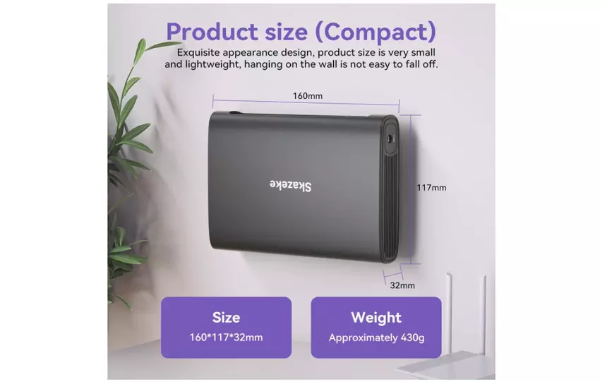 Skazeke 15000mAh mini UPS voor router