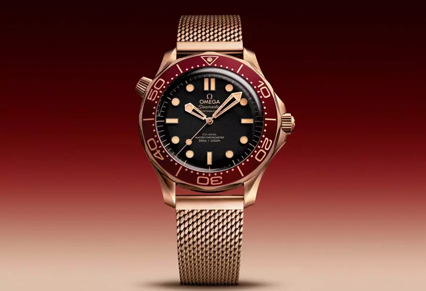 Omega onthult Seamaster Diver 300M in bronsgoud en bordeauxrood