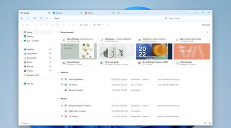 Microsoft test nieuwe Windows-versie met bijgewerkte Verkenner