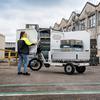 Kleuster 350 cargobike op straat