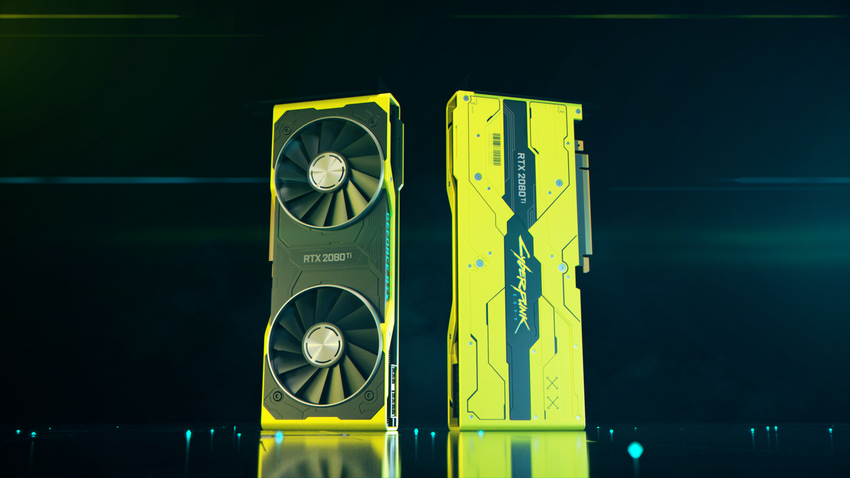 NVIDIA verloot een limited edition GeForce RTX 2080 Ti Cyberpunk 2077 Edition top-of-the-line grafische kaart